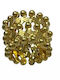 Kostibas Fashion Damen Ring aus Stahl Vergoldet