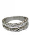 Kostibas Fashion Damen Ring aus Stahl Vergoldet