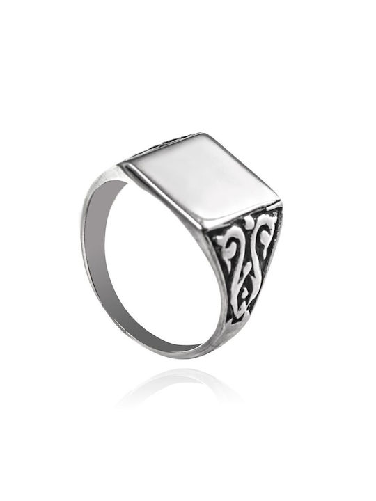 Paraxenies Men's Silver Ring