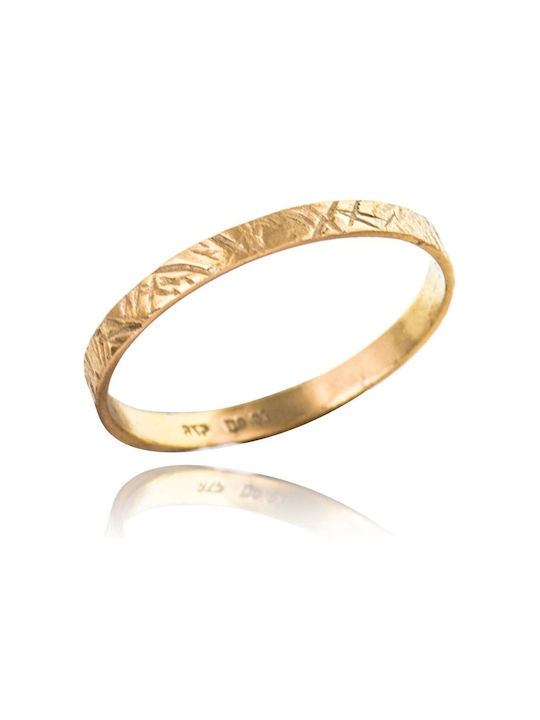 Paraxenies Women's Gold Plated Silver Spinner Ring