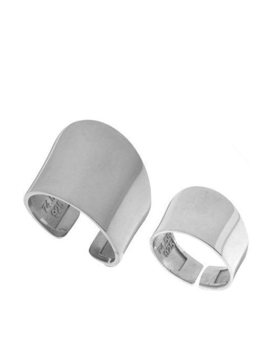 Paraxenies Set Chevalier Rings made of Silver