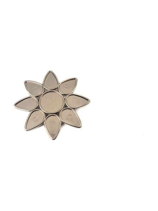 Vostex Pin Flower White