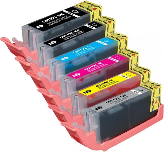 Compatible Inkjet Printer Ink Canon Magenta 1pcs