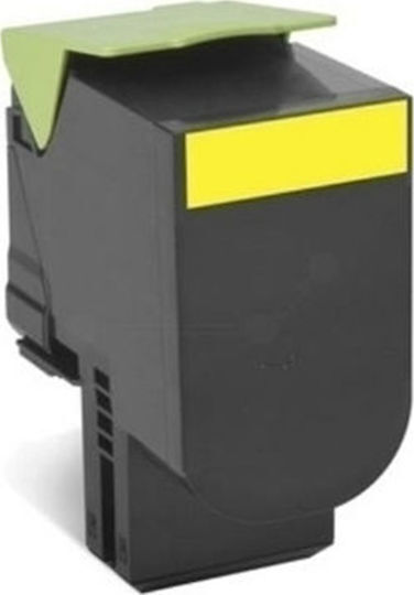 Kompatibel Toner für Laserdrucker Lexmark 3000 Seiten Gelb mit Chip