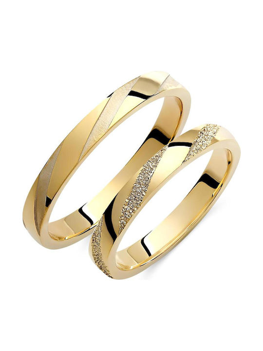 Kosmima Shop Ehering aus Gelb Gold 14K