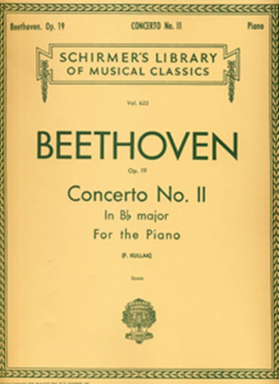 Ludwig Van Beethoven Concerto No II Op Παρτιτούρα για Πιάνο