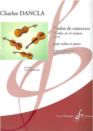 Gerard Billaudot Solo Nr 7 Sheet Music for String Instruments / Orchestra / Violin