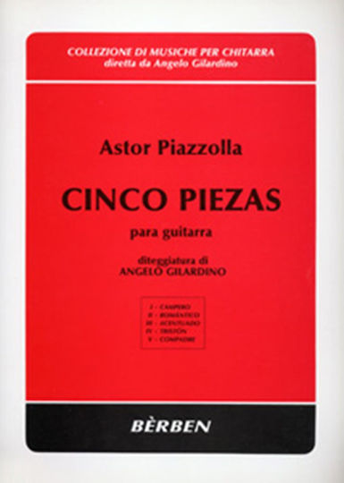 Berben Cinco Piezas para Guitarra Sheet Music for Guitar / String Instruments