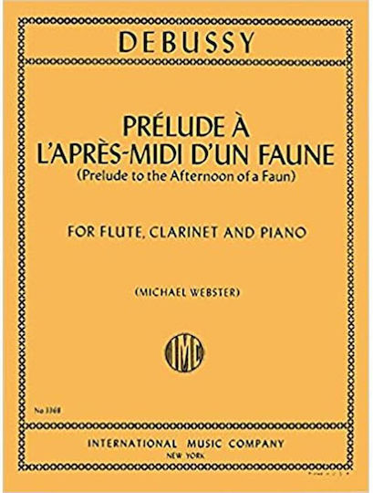 International Music Company Debussy Prelude A L'apres Midi D'un Παρτιτούρα για Πνευστά