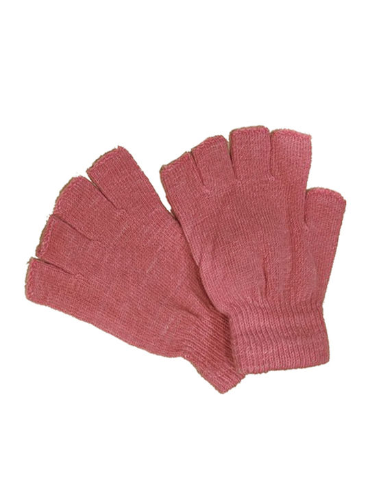 Rosa Gestrickt Handschuhe