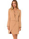 MOE Long Women's Blazer Beige