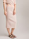 Midi Damenrock Beige