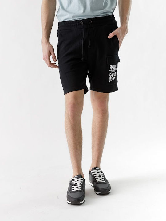 Devergo Herrenshorts Cargo Schwarz