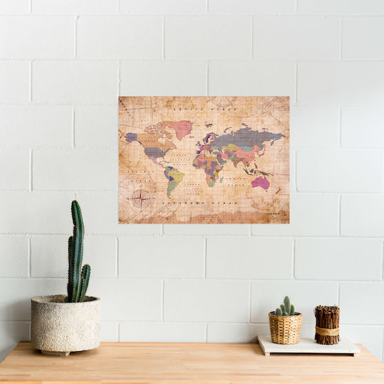 Miss Wood Πίνακας σε Καμβά 60x45cm