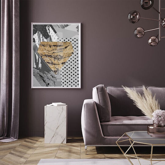 Walls Diamant auriu Ramă Lemn 70x100cm