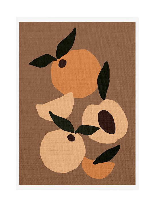 Walls Peaches Illustration Art Painting on Canv...