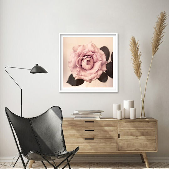 Walls Vintage Rose Frame Wooden 90x90cm