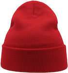 Atlantis Wind Knitted Beanie Cap Red