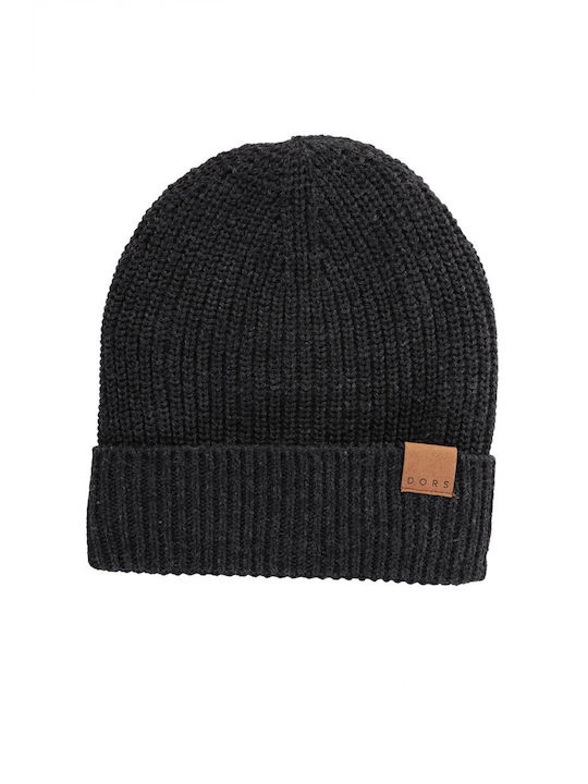 Dors Ribbed Beanie Cap Gray