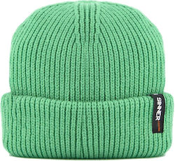 Sinner Dillon Beanie Unisex Σκούφος Πλεκτός σε Πράσινο χρώμα