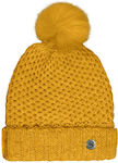 Stamion Knitted Beanie Cap Yellow