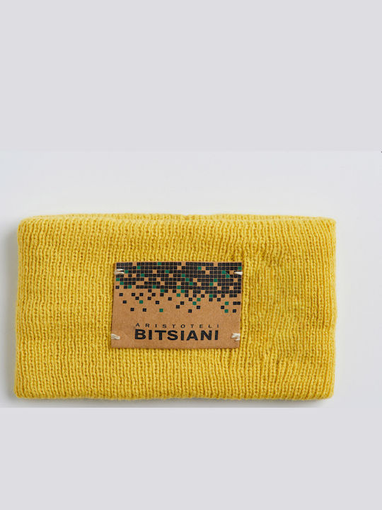 Γυναικείο Headband Πλεκτό σε Κίτρινο χρώμα