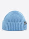 Ribbed Beanie Cap Light Blue