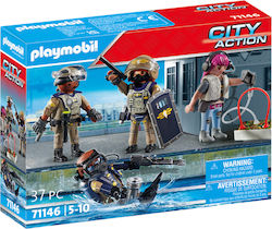 Playmobil City Action Echipa Forțelor Speciale pentru 5-10 ani