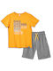 Reflex Kids Set with Shorts Summer 2pcs Orange