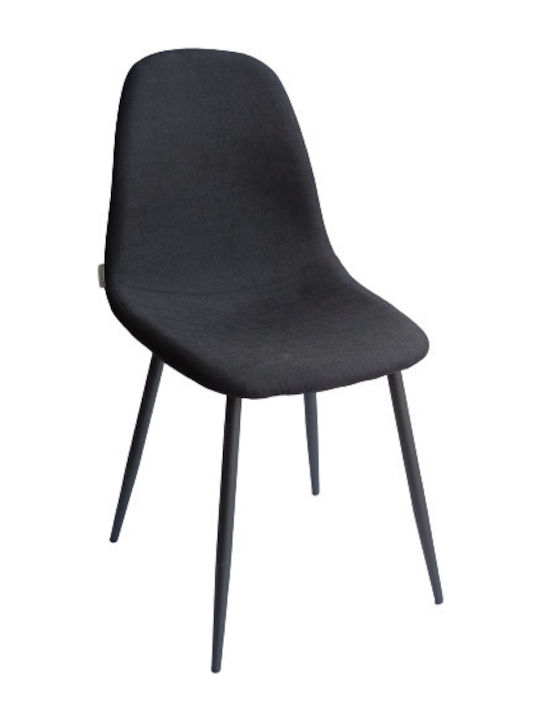 LINA Stühle Speisesaal Schwarz 1Stück 45x53x85cm