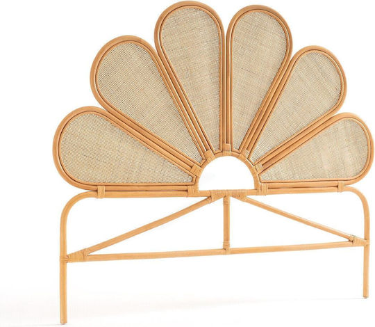 La Redoute Interieurs Кафлария за легло от дърво в бежов цвят 173x143см