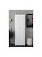 Roseline Bodenstehender Schrank Weiß 50x30x183cm
