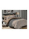 Sheet Sets Single with Elastic 100x200+30cm. Beige 3pcs