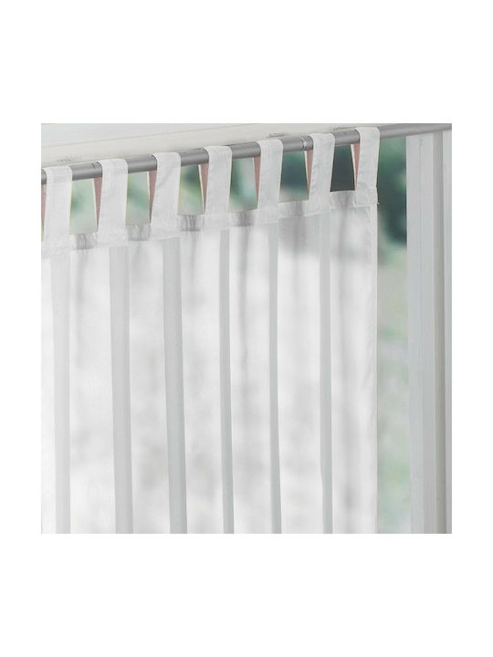 So'Home Curtain Window with Tab Top White 324090952_10465_10 180x180cm