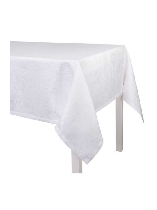 Le Jacquard Francais Tablecloth White 175x320cm