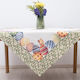 Lampiris Interiors Easter Daisy Πασχαλινό Τραπεζομάντηλο Υφασμάτινο 140x140εκ.