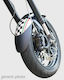 Ermax Λασπωτήρας Τροχού Μοτοσυκλέτας για Honda CB 500X Μαύρο