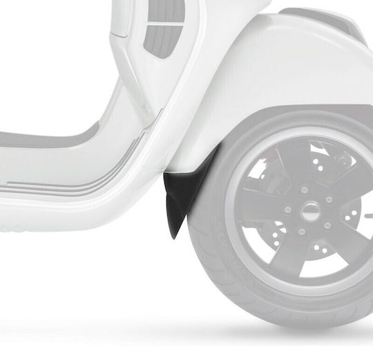 Ermax Λασπωτήρας Τροχού Μοτοσυκλέτας για Piaggio Vespa για Yamaha GTS Μαύρο