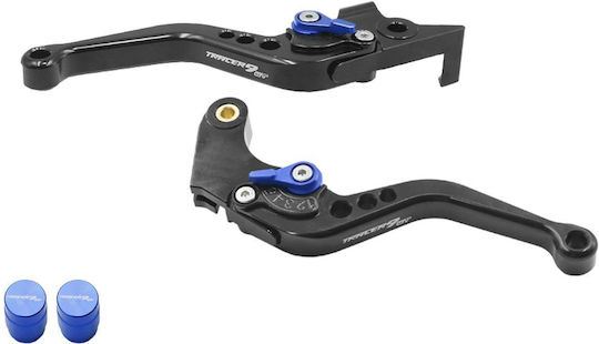 Factory Set Manete Frână/Ambreiaj Motocicletă Manete de motocicletă ajustabile pentru Yamaha Tracer 900 Negre 8756