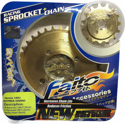 Faito Chain & Sprocket Kit for Honda GLX