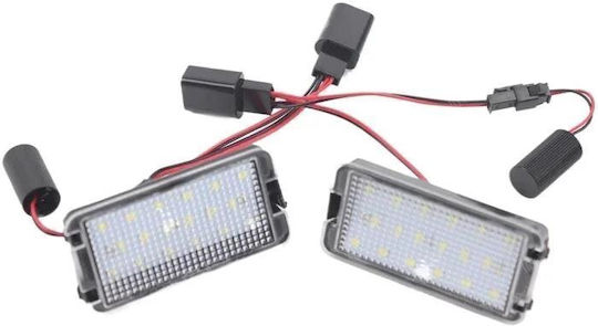 Светлини за регистрационната табела LED за Seat Алтеа / Ибица / Леон 2бр