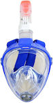 Extreme Μάσκα Θαλάσσης Σιλικόνης Full Face με Αναπνευστήρα Small σε Μπλε χρώμα