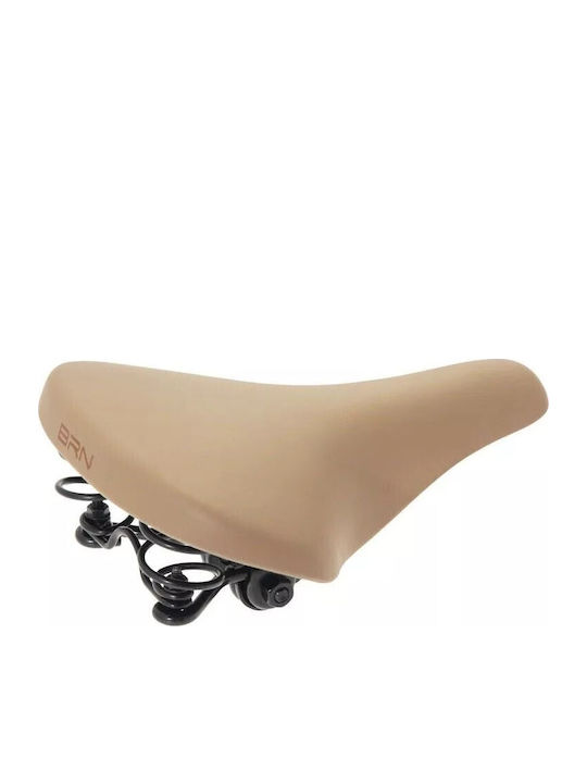 BRN Beige Fahrradsattel Stadt / Trekking
