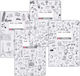 Typotrust Тетрадка На Райета B5 50 Листове Doodle