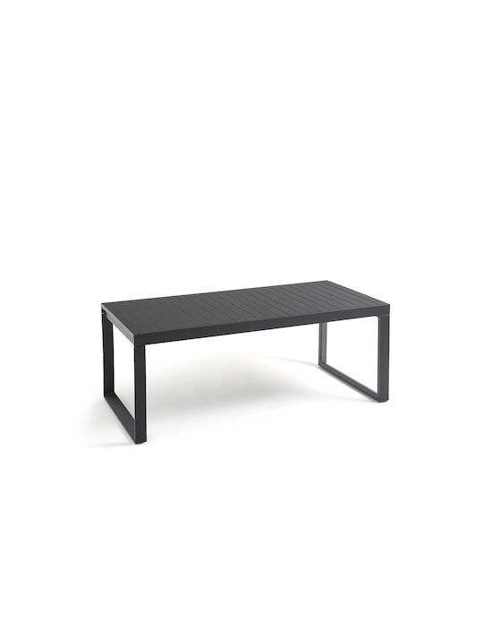 Маса Алуминиево Разтегателена Черен 200x92x75бр