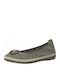 Softline Pantofi balerini pentru femei in Verde Culori