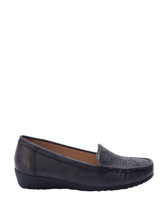 Damen Mokassins in Schwarz Farbe 28.