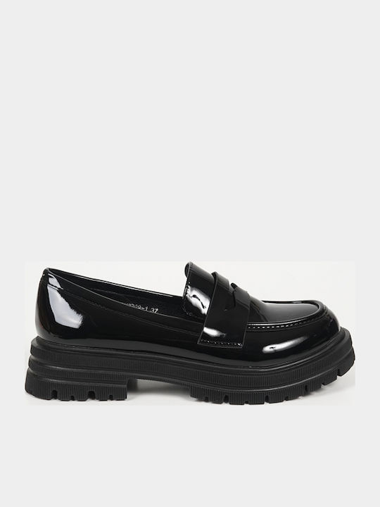 Damen Mokassins in Schwarz Farbe