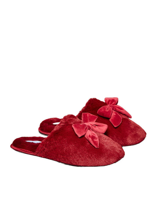 Winter Women's Slippers Burgundy