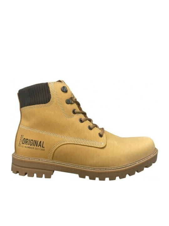 Pegada Leder Gelb Chelsea Stiefeletten